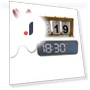 Digital Alarm Clock with Temperature and Humidity Sensor — Alarm, DC-HOME-4