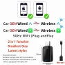 Wireless CarPlay Android Auto Adapter — Stereo Receivers, Happy Home Mall