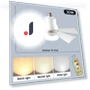 Ceiling Fan with Remote Control and LED Light — Ceiling Fans, Comfort Homeware