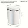 Electric Smart Trash Can — Kitchen Cans, World Auto Parts