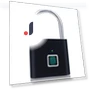Smart Lock with Fingerprint Identification — Luggage Locks, Auto Launcher