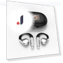 Open Ear Smart Screen with Noise Cancelling — Headsets, Admisitr