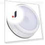 Crystal LED Light with Silver Spherical Touch Control — Overhead Lighting, GoolRC