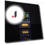 Holographic Digital Watch Mini TV Night Light — Clocks, Modern Home Furnishing