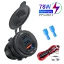 Waterproof Car Charger with PD3.0 and QC3.0 Ports — Chargers, Timeless Home