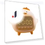 Cute Smart Alarm Clock Hug Duck — Clocks, DC-HOME Textile