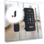 Smart Lock for Frameless Glass Door — Electromagnetic Security Locks, VantaGoods