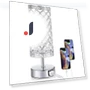 Crystal Table Lamp with Touch Control and USB Ports — Desk & Table Lighting, YC Direct