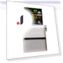 Holographic Desktop Computer with Weather Station and Digital Clock — Desk & Shelf, E Suggestion