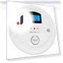 LCD Digital Display Fire CO Alarm — Smoke & CO Detectors, Baoshang