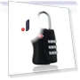 Portable Hanging Lock with Steel Cable — Luggage Locks, Yaoyao27