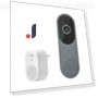 1080p Video Doorbell with AI Motion Detection — Smart Home Security, electronic