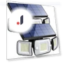 Outdoor Solar Sensor Motion Security Light — Outdoor Security & Flood Lighting, SAMURAI STYLE
