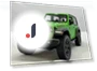 Scale 2018 Jeep Wrangler Inertial Die-Cast Car — Miniature Rides & Collectibles, KiNSMART