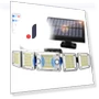 Solar Outdoor Motion Sensor Light — Outdoor Security & Flood Lighting, SAMURAI STYLE