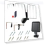 Solar Sensor 1800 Outdoor Security Entryway Lighting — Outdoor Security & Flood Lighting, DAISHIN