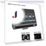 3-Lens Car Dash Cam with 4-Inch Touchscreen — Dashboard Cameras, Daily Home Furnishings