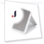 Adjustable Desktop Cosmetic Mirror with Touch Control — Handheld, Fujmhyk