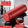 Smart Temperature Display Vacuum Insulated Stainless Steel Thermos Cup — Travel Drinkware, Versatile Home Furnishing