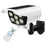 Solar Wall Light with Motion Sensor and Remote Control — Outdoor Security & Flood Lighting, LIUXING