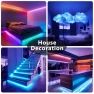Thumbnail LED Strip Lights 110ft, Smart Lighting Strips with App Remote Control, RGB Music Sync Color Changing Lights for Bedroom... — LED Strips, DAYBETTER