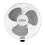 Thumbnail Oscillating Wall Mount Fan with Adjustable Vertical Tilt, 16 inch, 3 Speed, Metal Grille, 90 Degree Oscillation, 3... — Wall-Mounted Cooling Solutions, Comfort Zone