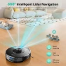 Thumbnail Robot Vacuum and Mop with Self-Emptying Base — Smart Cleaning Robots, Tikom