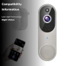 Thumbnail Video Doorbell Camera with Two Way Audio, AI Motion Detection, Night Vision and Cloud Storage — Outdoor Security Cameras, Orbitell