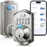 Thumbnail WiFi Smart Lock with Fingerprint and Keypad — Deadbolts, TEEHO