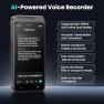 Thumbnail AI Voice Recorder with Free Transcription and Translation — Portable Audio Recorders, Fivegren