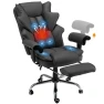 Thumbnail Ergonomic Executive Office Chair with Vibration, Heat, and Reclining Function — Massage Chairs, HOMREST