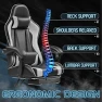 Thumbnail Gaming Chair with Footrest and Massage Lumbar Support — Gaming Chairs, Homall