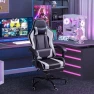 Thumbnail Gaming Chair with Footrest and Massage Lumbar Support — Gaming Chairs, Homall