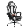 Thumbnail Gaming Chair with Massage Lumbar Support and Footrest — Gaming Chairs, Yaheetech