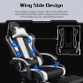 Thumbnail Gaming Chair with Massage Lumbar Support and Footrest — Gaming Chairs, Yaheetech