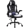 Thumbnail Massage Gaming Chair with Lumbar Support and Headrest — Gaming Chairs, BestOffice