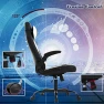 Thumbnail Massage Gaming Chair with Lumbar Support and Headrest — Gaming Chairs, BestOffice