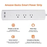 Thumbnail Smart Plug Power Strip with 3 Individually Controlled Outlets and 2 USB-A Ports — Power Distribution Units, Amazon Basics