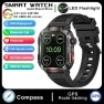 Military GPS Smart Watch with Flashlight, Compass, Waterproof Outdoor Sports Tracker, Bluetooth Call, Silicone Band,... — Smartwatches, Zodvboz