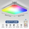 Smart RGB LED Ceiling Light Panel — Overhead Lighting, Your Warm Home