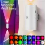 Magnetic Rechargeable LED Night Light RGB Sunset Lamp with Motion Sensor — Night Lights, COOKING-MALL