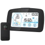 Digital Weather Station with Touch Screen and Backlight — Weather Stations, TOMTOP