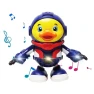Space Duck Astronaut Music Light Electric Sound and Light Dance Robot Walking Swinging Interactive Toy — Interactive Figures & Robots, Interesting toys and dolls