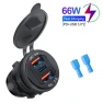 Waterproof Car Charger with PD and QC3.0 USB Type-C Ports — Chargers, Cars Auto Home