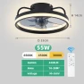 Smart Ceiling Fan With LED Lights — Ceiling Fans, Rainbow Rain