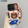 Cartoon Cute Plush Phone Case with Lanyard — Phone Accessories, KEYSION
