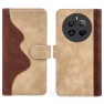 Color Splicing Leather Phone Cover with Wallet Card Slots — Flip Cases, Smartwatch 2025