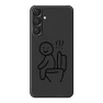 Stickman Toilet Pattern Printing Straight Edge TPU Phone Back Cover — Back Covers, Smartwatch 2025