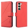 Geometry Imprinted Leather Phone Cover — Flip Cases, Smartwatch 2025