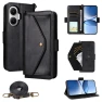 Leather Case Magnetic Closure Wallet Stand Phone Cover with Crossbody Strap — Flip Cases, Smartwatch 2025